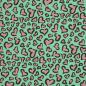 Preview: French Terry Hearts Mint by Swafing von Christiane Zielinski